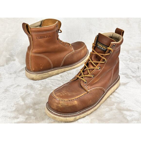 Carolina | Shoes | Carolina Work Boots Mens 4 D Brown Eh  display picture 1
